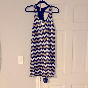 Alya Sequence Dress, Size Small